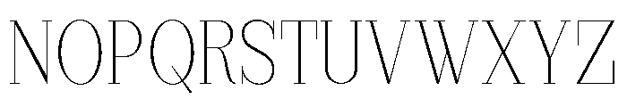 StructRock Thin Font UPPERCASE