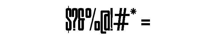 Structure Regular Font OTHER CHARS
