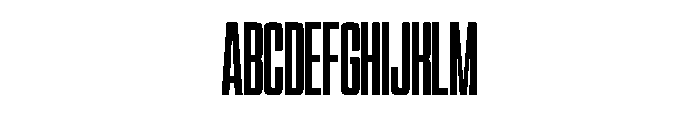 Structure Regular Font UPPERCASE