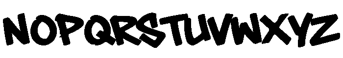 Strum Genks Font UPPERCASE