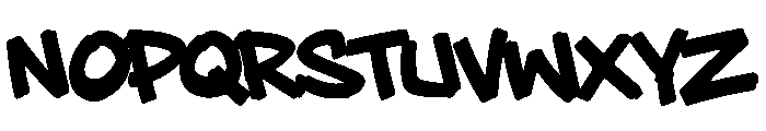 Strum Genks Font LOWERCASE