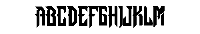 Stryker Font UPPERCASE