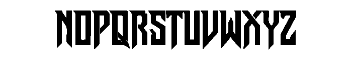 Stryker Font UPPERCASE
