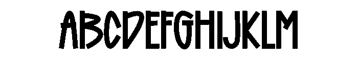 Stuck Blocker Font UPPERCASE
