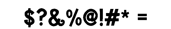 Stud Buddy Font OTHER CHARS