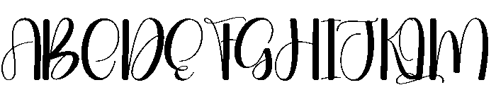 Student Graduation Font UPPERCASE