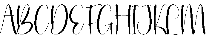 Student Handwriting Font UPPERCASE