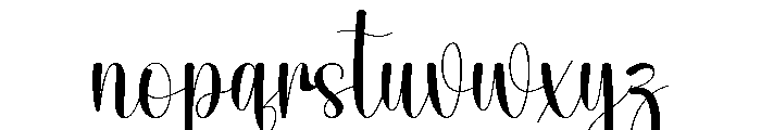 Student Handwriting Font LOWERCASE