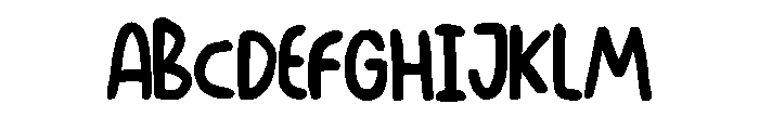 Student Kid Handwriting Regular Font UPPERCASE