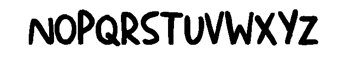 Student Kid Handwriting Regular Font UPPERCASE