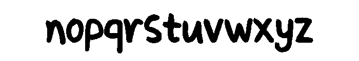 Student Kid Handwriting Regular Font LOWERCASE
