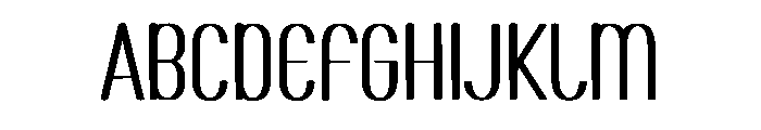 Student Minimalist Font UPPERCASE