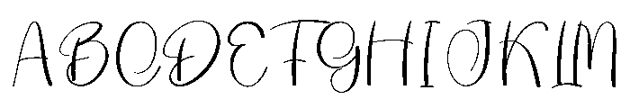 Study Events Font UPPERCASE