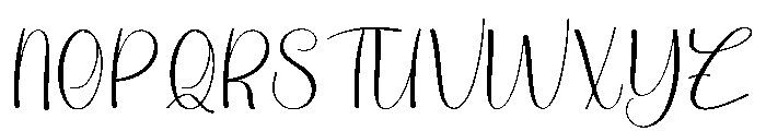 Study Events Font UPPERCASE