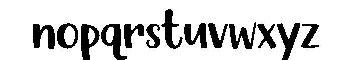 Study Mate Font LOWERCASE