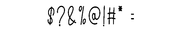 Study Sunday Font OTHER CHARS
