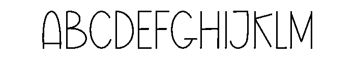 Study Sunday Font UPPERCASE