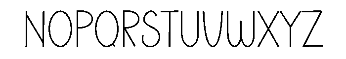 Study Sunday Font UPPERCASE