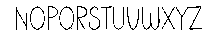 Study Sunday Font LOWERCASE
