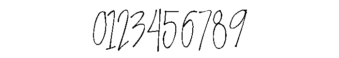 Stumble Script Medium Font OTHER CHARS