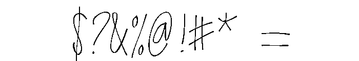 Stumble Script Medium Font OTHER CHARS