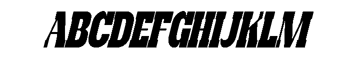 Stunco Italic Font UPPERCASE