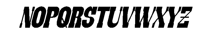 Stunco Italic Font UPPERCASE