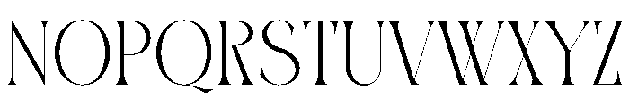 Stunder Font UPPERCASE