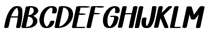 Stupid Cupid Italic Font UPPERCASE