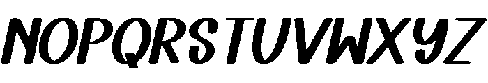 Stupid Cupid Italic Font UPPERCASE