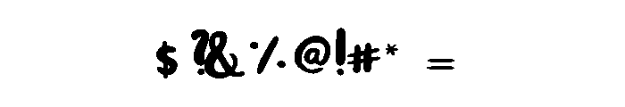 Stupidly Cute Font OTHER CHARS