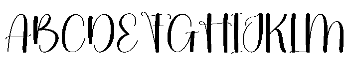 Sturdy Font UPPERCASE