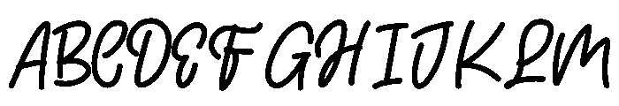 Sturly Font UPPERCASE