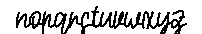 Sturly Font LOWERCASE