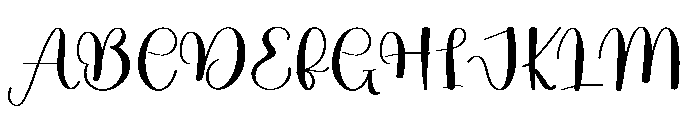 Styalish Maddison Font UPPERCASE