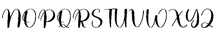 Styalish Maddison Font UPPERCASE