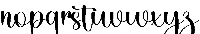Styalish Maddison Font LOWERCASE