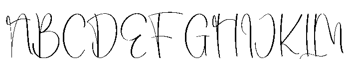 Style Birthday Font UPPERCASE