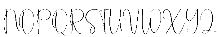 Style Birthday Font UPPERCASE