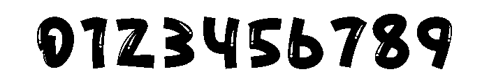 Style Chunky Font OTHER CHARS