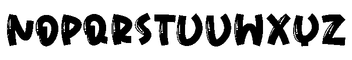 Style Chunky Font UPPERCASE