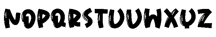 Style Chunky Font LOWERCASE