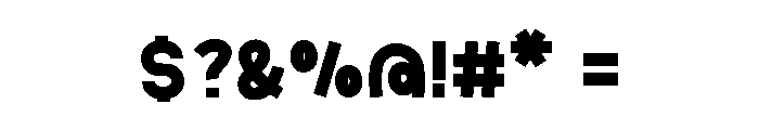Style Horor Font OTHER CHARS