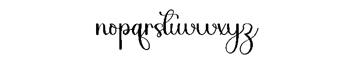Style Rainbow Font LOWERCASE