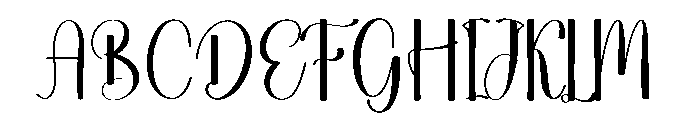 Style Wedding Font UPPERCASE