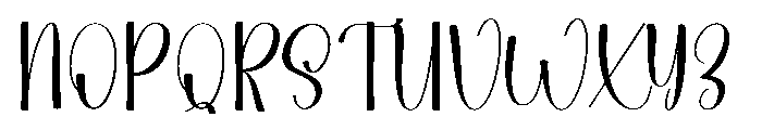 Style Wedding Font UPPERCASE