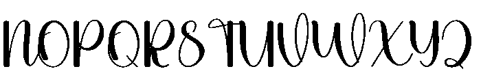Stylish Absolute Font UPPERCASE