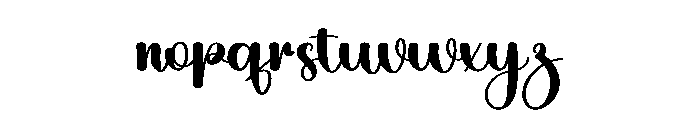 Stylish Absolute Font LOWERCASE