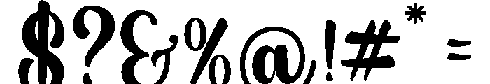 Stylish Alphabet Regular Font OTHER CHARS