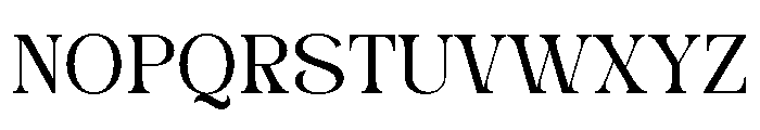 Stylish Average Regular Font UPPERCASE